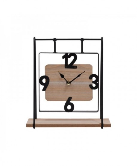 ΕΠΙΤΡΑΠΕΖΙΟ ΡΟΛΟΙ Fylliana Swing NATURE ΞΥΛΟ ΜΕΤΑΛΛΟ 23.5x8x25.5εκ sls