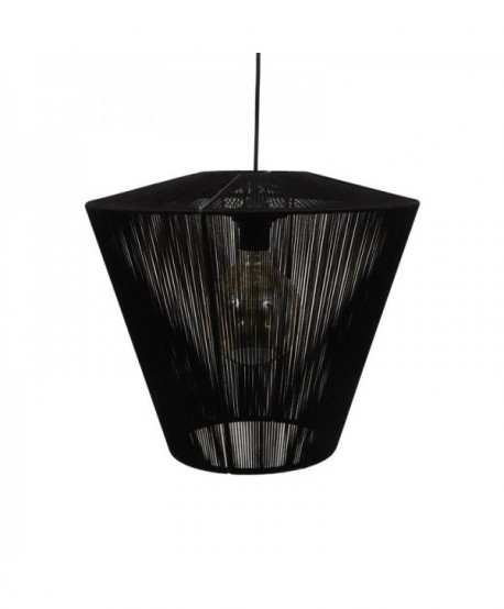 ΜΟΝΟΦΩΤΟ Fylliana Cord ΜΑΥΡΟ 50x35εκ E27