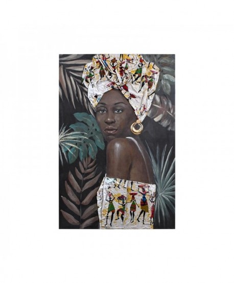 ΚΑΔΡΟ Fylliana African lady 701 ΜΑΥΡΟ ΜΠΕΖ ΚΑΦΕ ΧΡΩΜΑ 60x3x90εκ