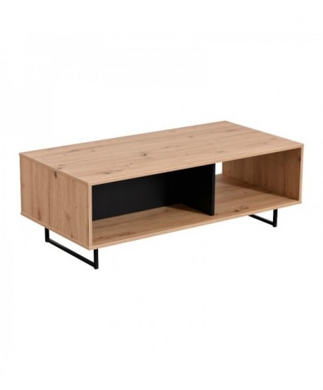 ΤΡΑΠΕΖΑΚΙ ΣΑΛΟΝΙΟΥ SARDINIA ARTISAN OAK  ΜΑΥΡΟ 120.5x60.5x42.5εκ srd