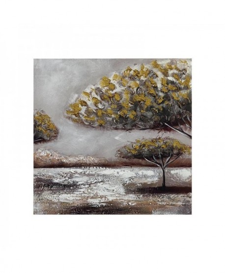 ΠΙΝΑΚΑΣ Fylliana TREE 3210 ΣΕ ΚΑΜΒΑ ΜΕ ΞΥΛΙΝΟ ΠΛΑΙΣΙΟ 60x2.3x60εκ