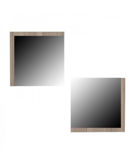 ΣΕΤ 2 ΚΑΘΡΕΦΤΕΣ ΤΟΙΧΟΥ Fylliana Charles GREY OAK 60x60εκ