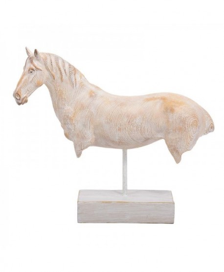 ΕΠΙΤΡΑΠΕΖΙΟ ΔΙΑΚΟΣΜΗΤΙΚΟ Fylliana Horse ΜΠΕΖ ΚΑΦΕ ΧΡΩΜΑ 35x10x30εκ