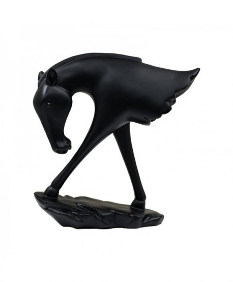 ΕΠΙΤΡΑΠΕΖΙΑ ΔΙΑΚΟΣΜΗΤΙΚΗ ΦΙΓΟΥΡΑ Horse Fylliana FL7217 ΜΑΥΡΟ ΧΡΩΜΑ 20x6x21εκ