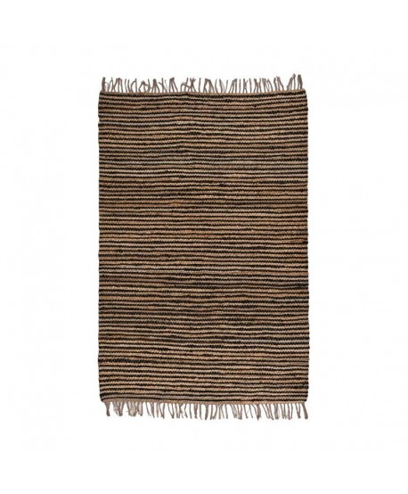 ΧΑΛΙ Fylliana Jute ΜΑΥΡΟ ΚΑΦΕ ΧΡΩΜΑ 120x180εκ