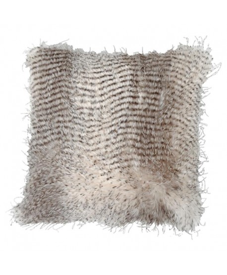 ΔΙΑΚΟΣΜΗΤΙΚΟ ΜΑΞΙΛΑΡΙ Fylliana luxeHair ΜΠΕΖ ΧΡΩΜΑ 45x45x10εκ
