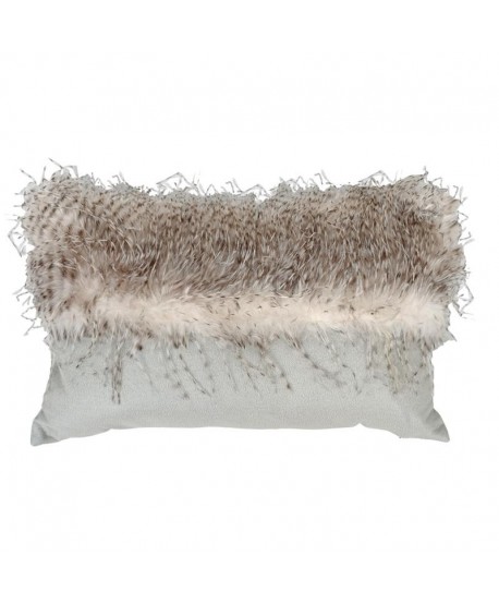ΔΙΑΚΟΣΜΗΤΙΚΟ ΜΑΞΙΛΑΡΙ Fylliana luxeHair ΜΠΕΖ ΧΡΩΜΑ 30x50x10εκ