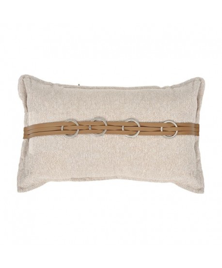 ΔΙΑΚΟΣΜΗΤΙΚΟ ΜΑΞΙΛΑΡΙ Fylliana Urban Rings ΜΠΕΖ ΧΡΩΜΑ 30x50x10εκ