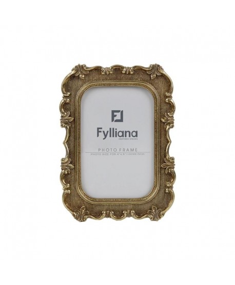 ΚΟΡΝΙΖΑ Fylliana FL0172 10x15 ΧΡΥΣΟ ΧΡΩΜΑ 15x2x20εκ