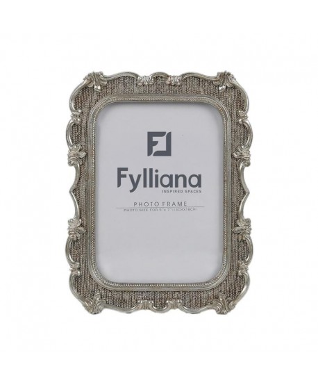 ΚΟΡΝΙΖΑ Fylliana FL0173 13x18 ΑΣΗΜΙ ΧΡΩΜΑ 17x2x23εκ