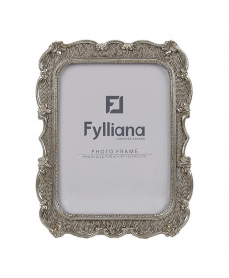ΚΟΡΝΙΖΑ Fylliana FL0174 15x20 ΑΣΗΜΙ ΧΡΩΜΑ 21x2x26εκ