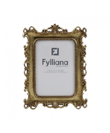 ΚΟΡΝΙΖΑ Fylliana FL0332 13x18 ΧΡΥΣΟ ΧΡΩΜΑ 19x3x26εκ