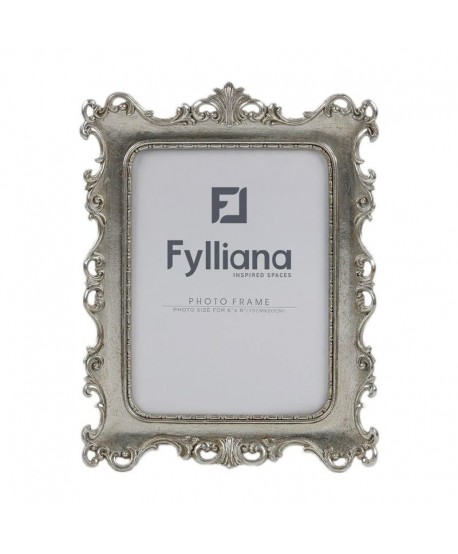 ΚΟΡΝΙΖΑ Fylliana FL0333 15x20 ΑΣΗΜΙ ΧΡΩΜΑ 24x2x29εκ