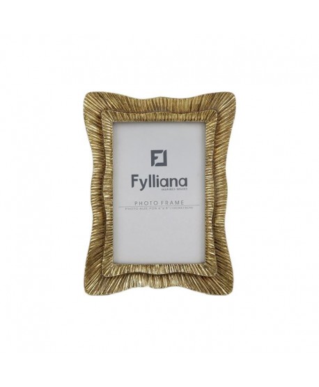 ΚΟΡΝΙΖΑ Fylliana FL0204 10x15 ΧΡΥΣΟ ΧΡΩΜΑ 15x2x20εκ