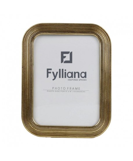 ΚΟΡΝΙΖΑ Fylliana FL0466 15x20 ΧΡΥΣΟ ΧΡΩΜΑ 21x2x26εκ