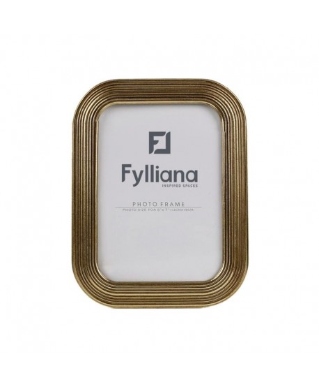 ΚΟΡΝΙΖΑ Fylliana FL0465 13x18 ΧΡΥΣΟ ΧΡΩΜΑ 17x2x22εκ