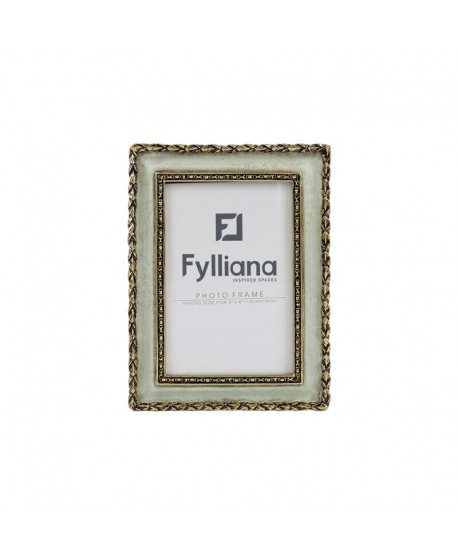 ΚΟΡΝΙΖΑ Fylliana FL0388 10x15 ΧΡΥΣΟ ΑΝΤΙΚΕ ΠΡΑΣΙΝΟ ΧΡΩΜΑ 15x2x20εκ
