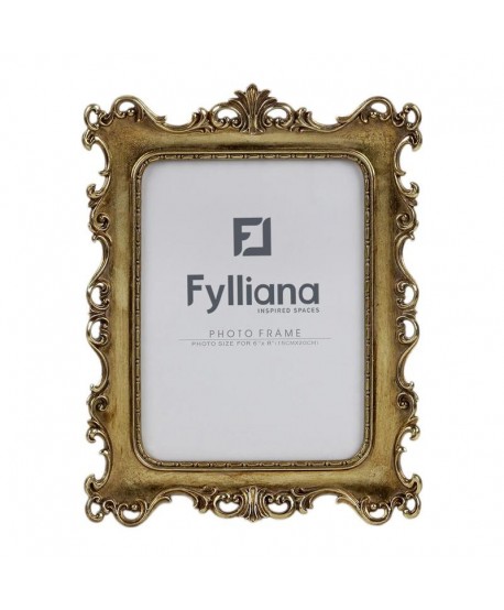 ΚΟΡΝΙΖΑ Fylliana FL0333 15x20 ΧΡΥΣΟ ΧΡΩΜΑ 24x2x29εκ