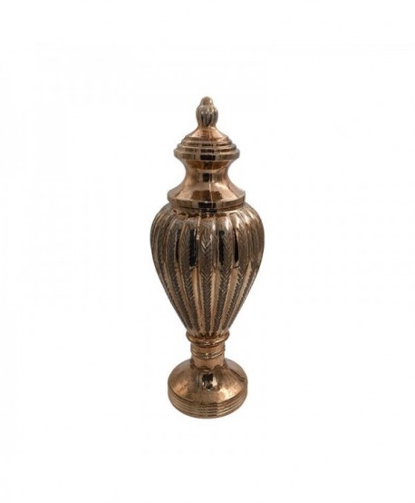 ΓΥΑΛΙΝΟ ΒΑΖΟ Fylliana FL7544 COPPER ΧΡΩΜΑ 20x55εκ